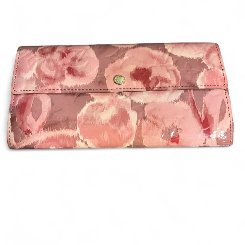 Louis Vuitton Vernis Sarah Limited Edition Monogram Floral wallet